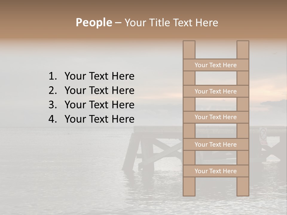 Evening Pier PowerPoint Template