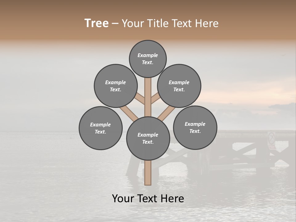 Evening Pier PowerPoint Template
