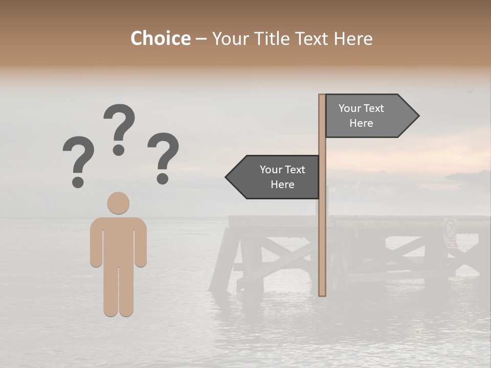 Evening Pier PowerPoint Template