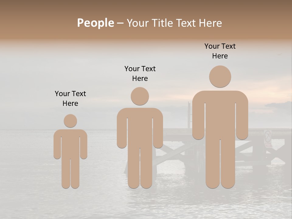 Evening Pier PowerPoint Template