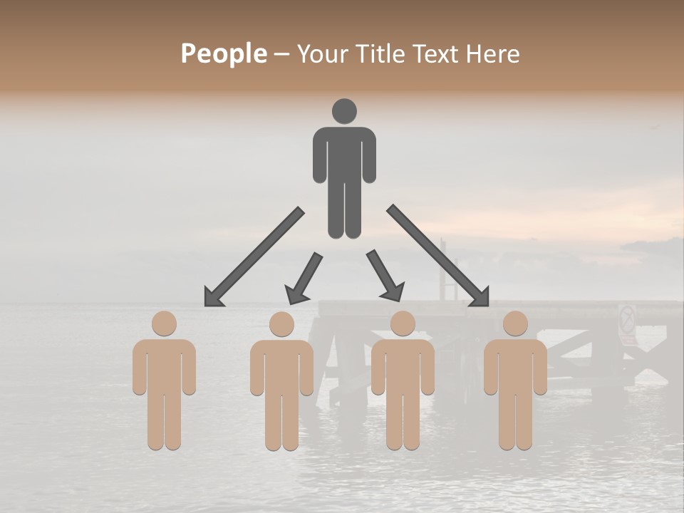Evening Pier PowerPoint Template