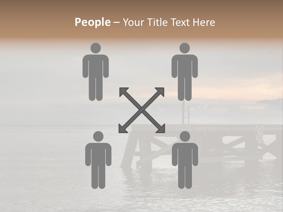 Evening Pier PowerPoint Template