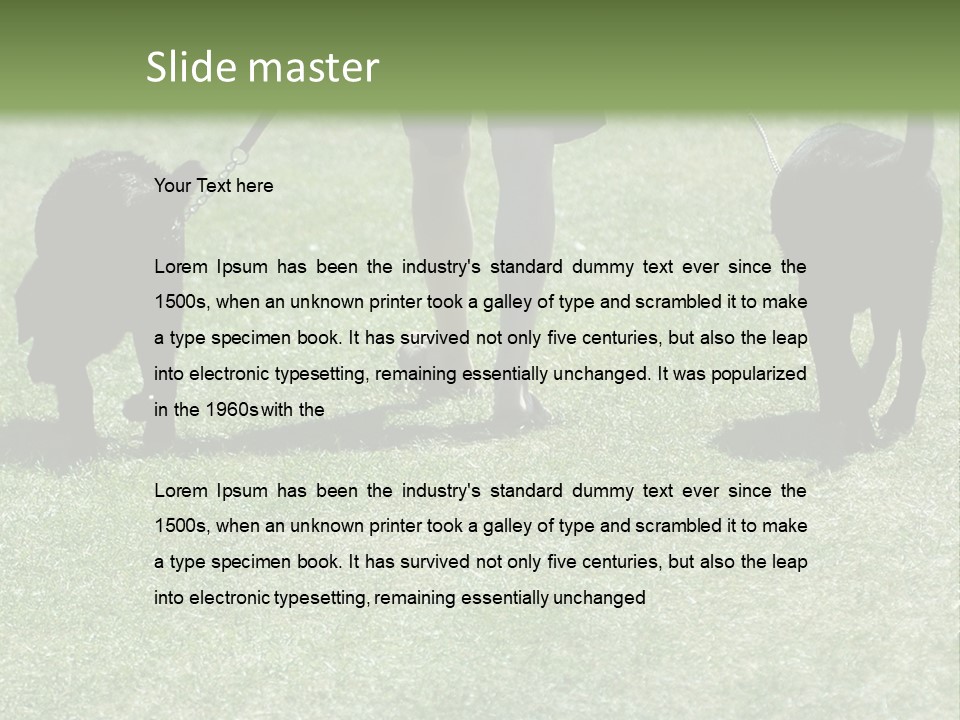 For A Walk PowerPoint Template