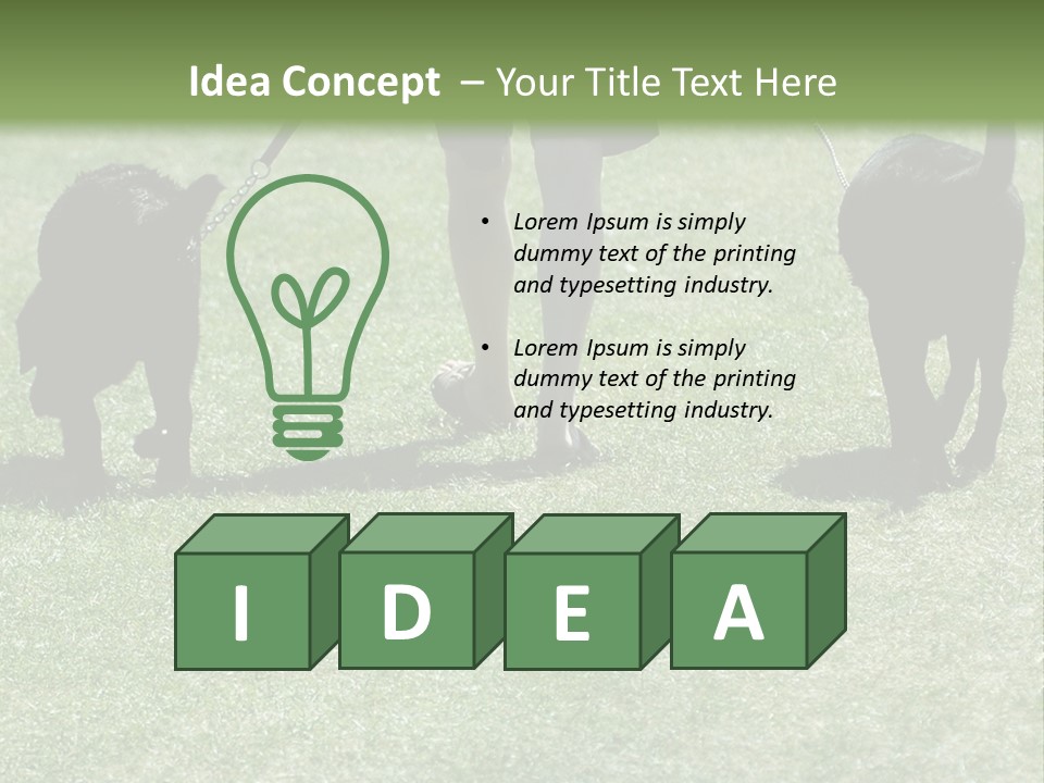 For A Walk PowerPoint Template