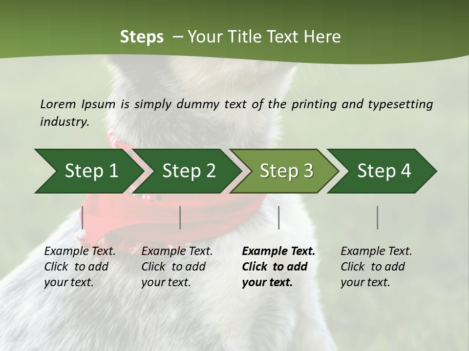 6 Week Old Blue Heeler Puppy Dog PowerPoint Template
