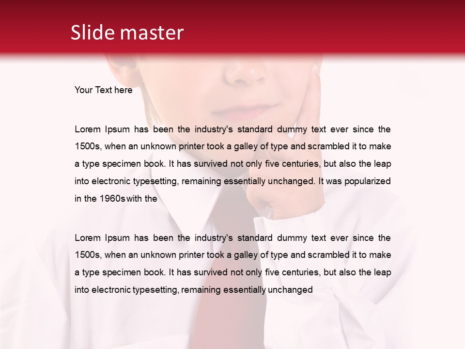 Thinking Boy PowerPoint Template