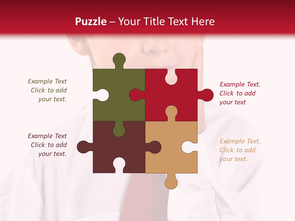 Thinking Boy PowerPoint Template