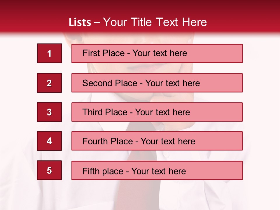 Thinking Boy PowerPoint Template