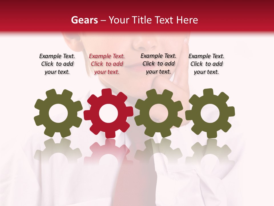 Thinking Boy PowerPoint Template