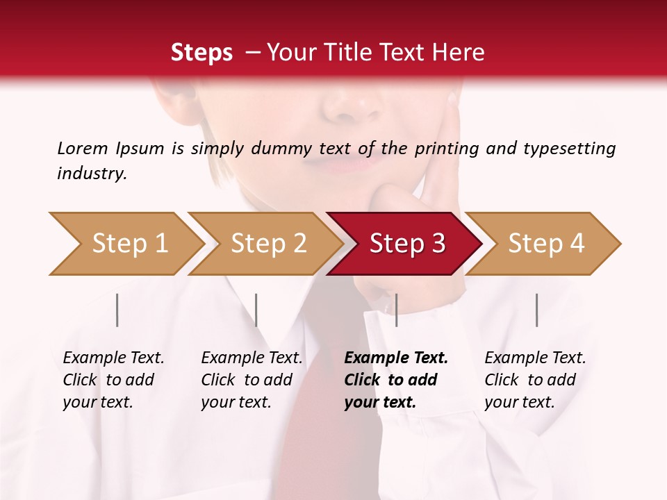 Thinking Boy PowerPoint Template