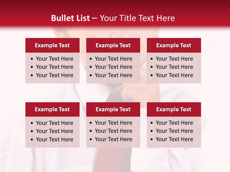 Thinking Boy PowerPoint Template