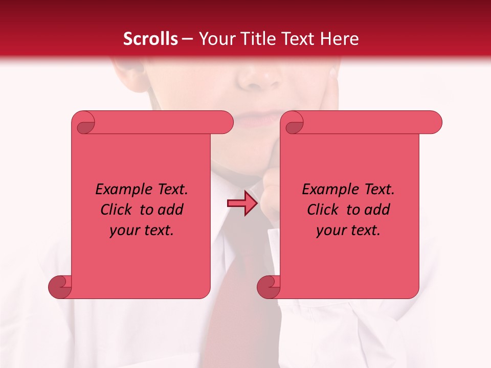 Thinking Boy PowerPoint Template