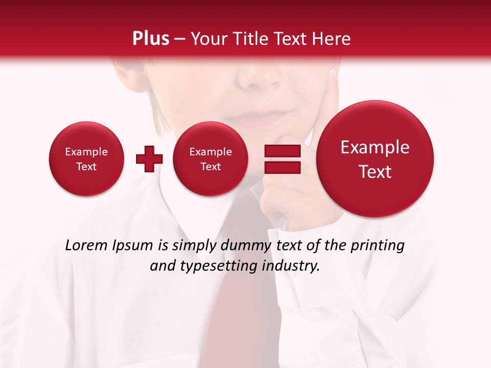 Thinking Boy PowerPoint Template