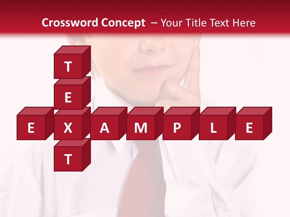 Thinking Boy PowerPoint Template