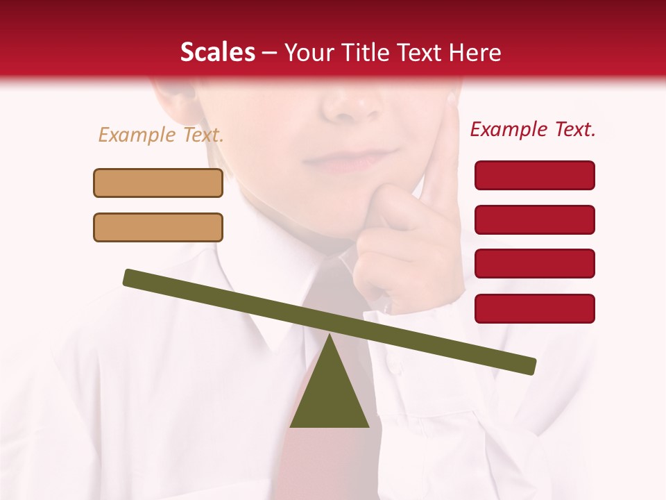 Thinking Boy PowerPoint Template