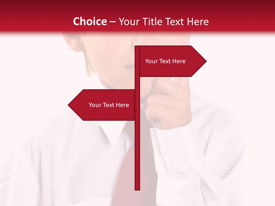 Thinking Boy PowerPoint Template