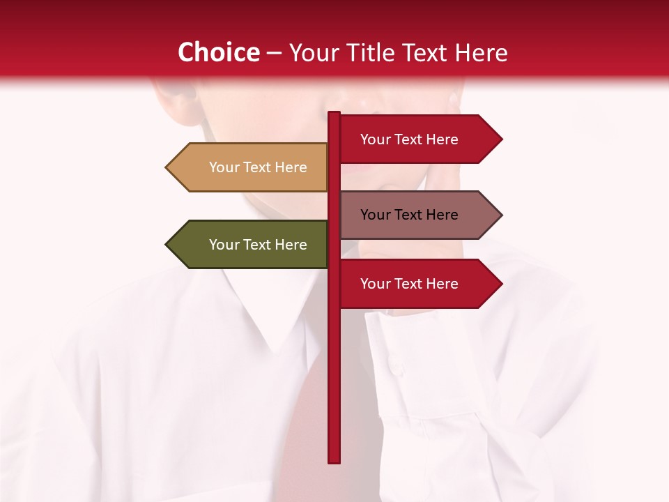 Thinking Boy PowerPoint Template