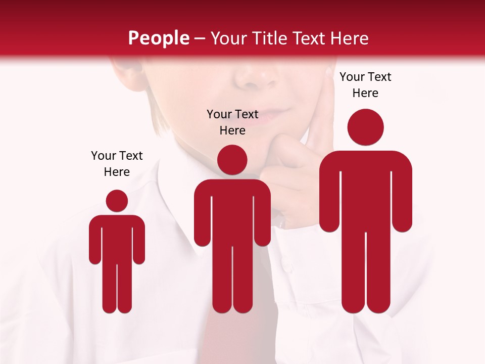 Thinking Boy PowerPoint Template