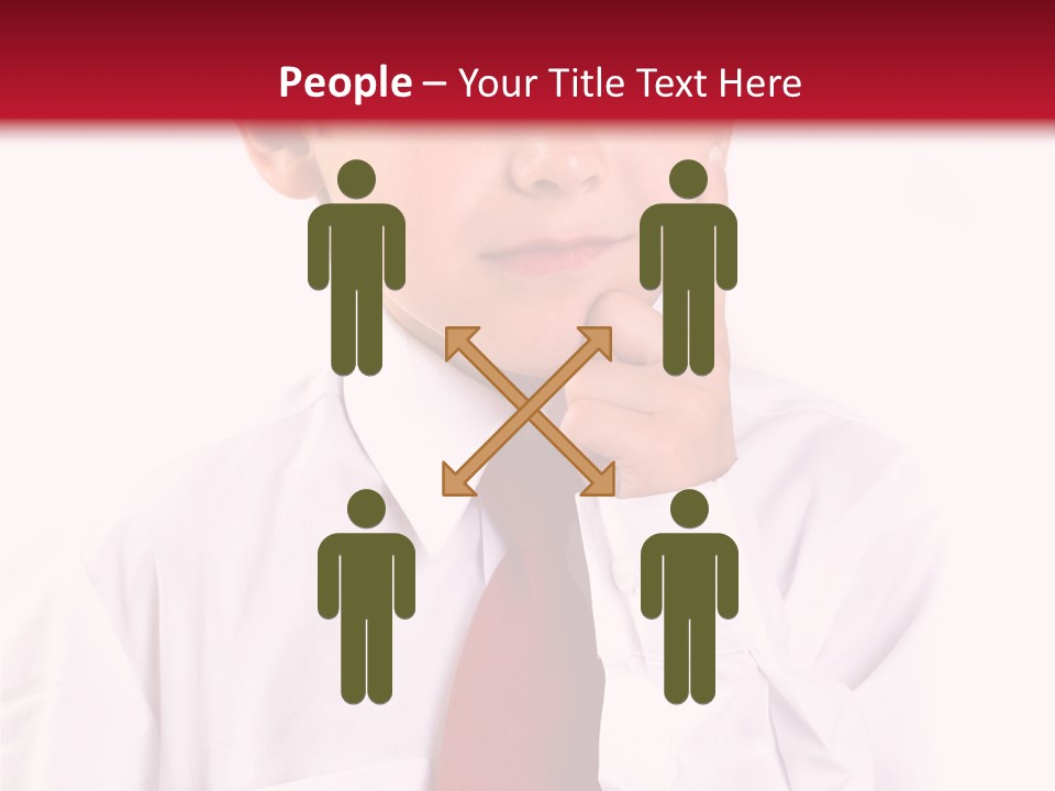 Thinking Boy PowerPoint Template