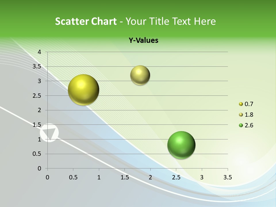 A Vector Background In Green And Blue PowerPoint Template