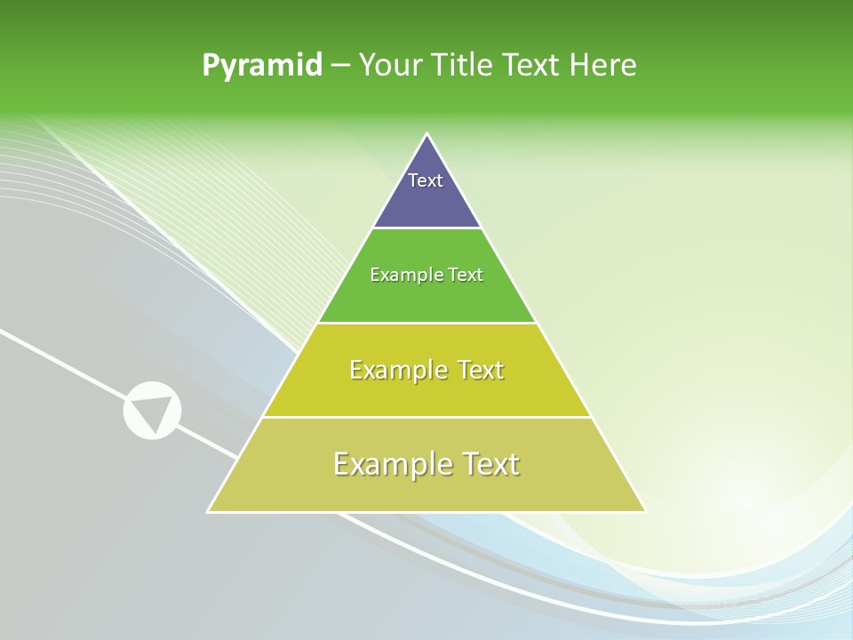 A Vector Background In Green And Blue PowerPoint Template