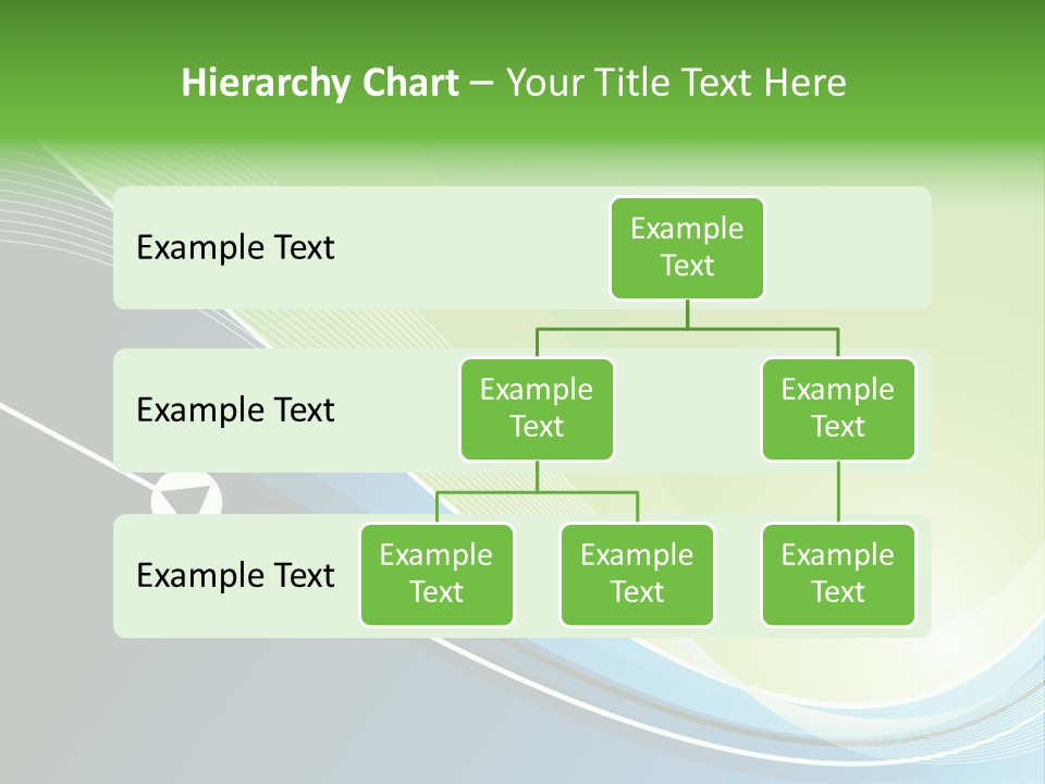 A Vector Background In Green And Blue PowerPoint Template