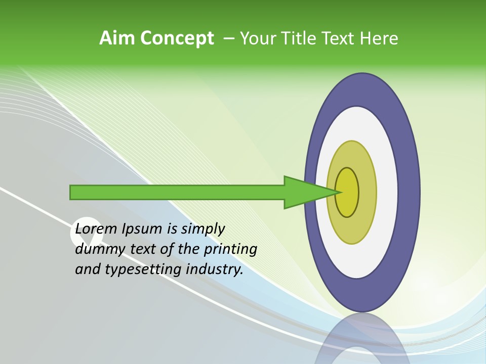 A Vector Background In Green And Blue PowerPoint Template