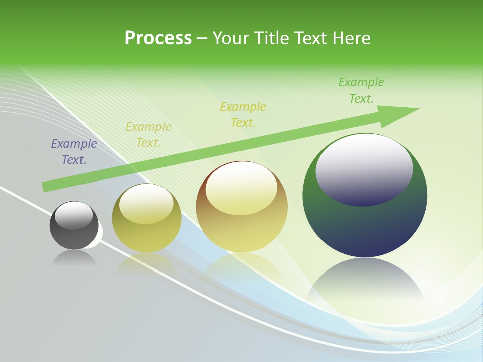 A Vector Background In Green And Blue PowerPoint Template