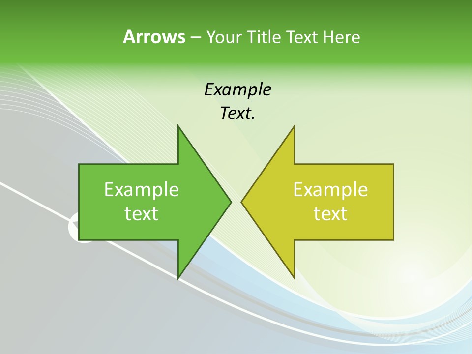 A Vector Background In Green And Blue PowerPoint Template