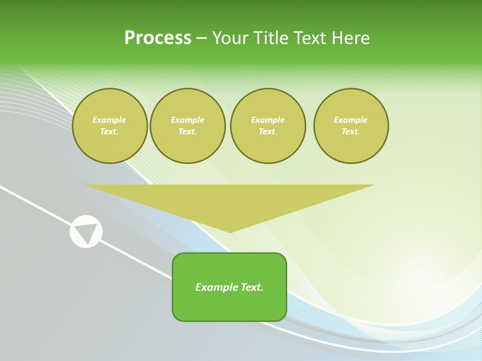 A Vector Background In Green And Blue PowerPoint Template