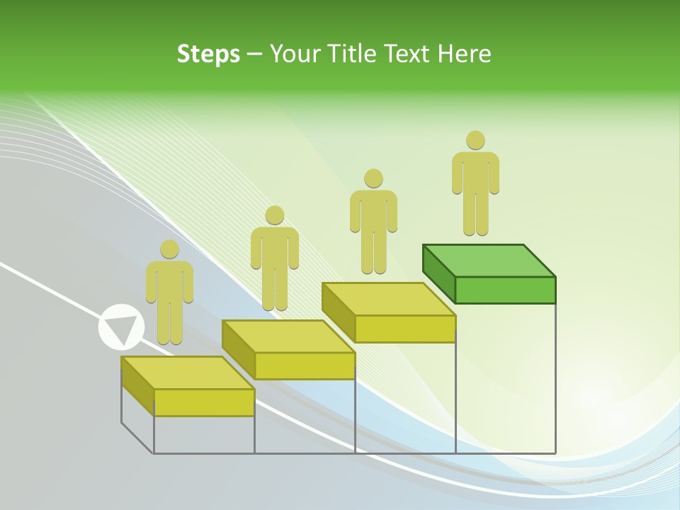 A Vector Background In Green And Blue PowerPoint Template