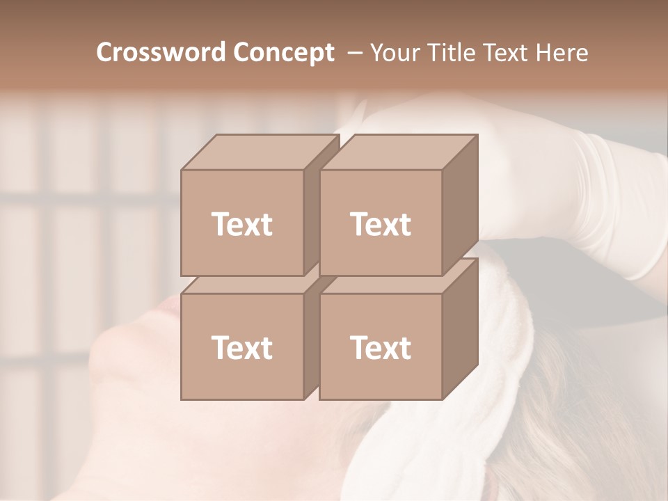 Older Woman Getting Electrolysis On He Face PowerPoint Template