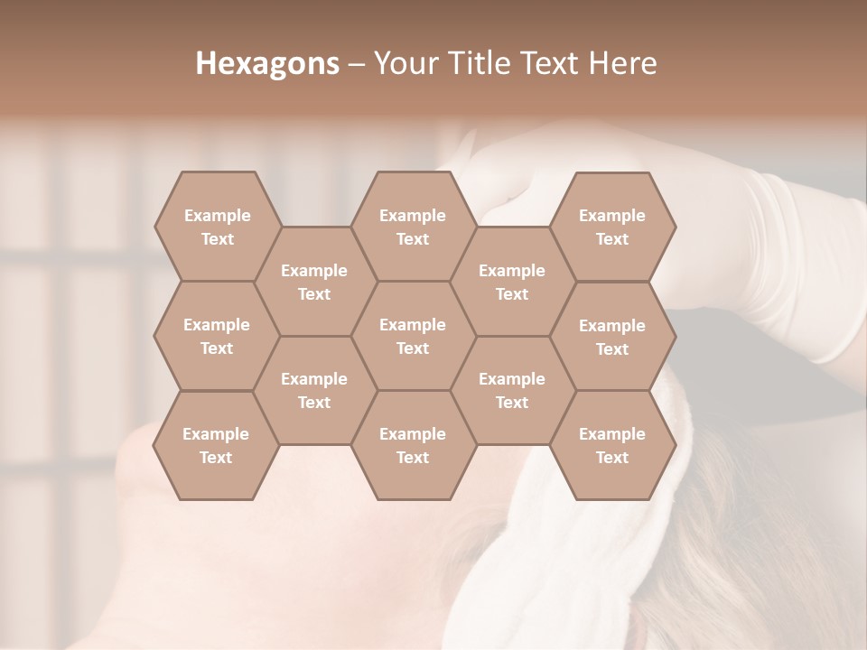 Older Woman Getting Electrolysis On He Face PowerPoint Template