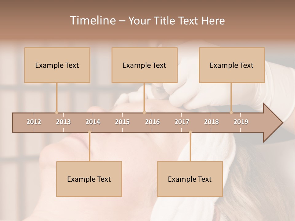 Older Woman Getting Electrolysis On He Face PowerPoint Template