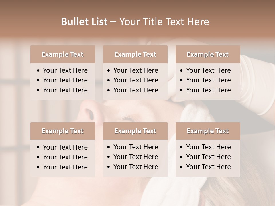 Older Woman Getting Electrolysis On He Face PowerPoint Template