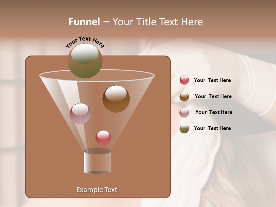 Older Woman Getting Electrolysis On He Face PowerPoint Template