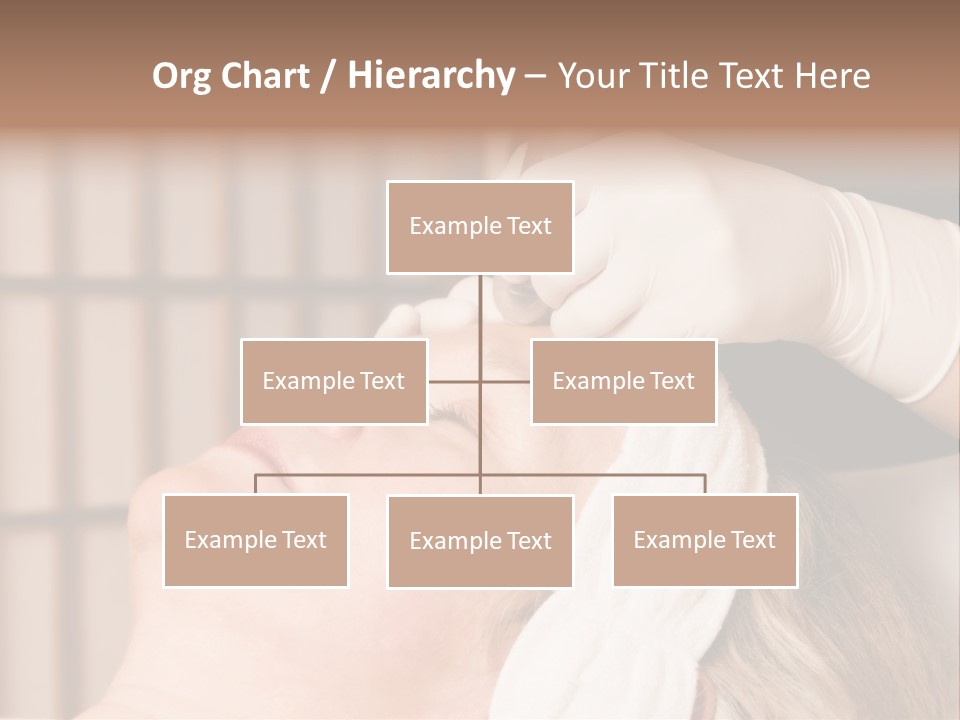 Older Woman Getting Electrolysis On He Face PowerPoint Template