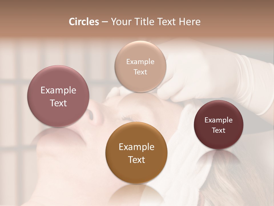 Older Woman Getting Electrolysis On He Face PowerPoint Template