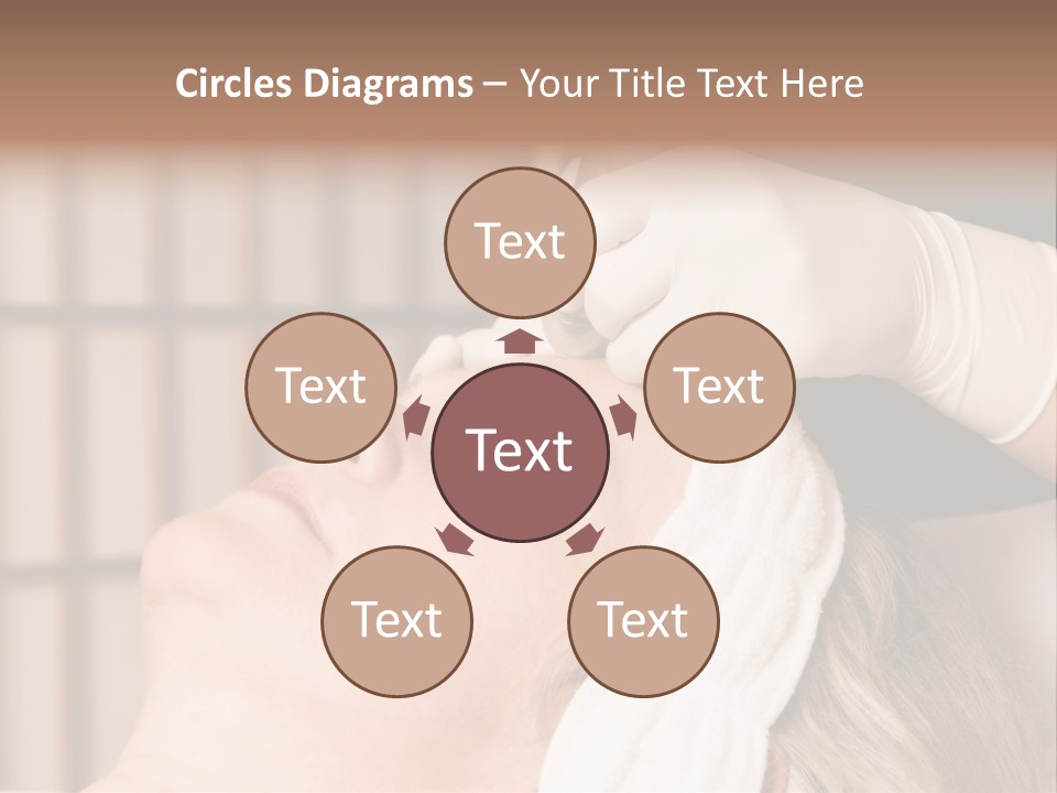 Older Woman Getting Electrolysis On He Face PowerPoint Template