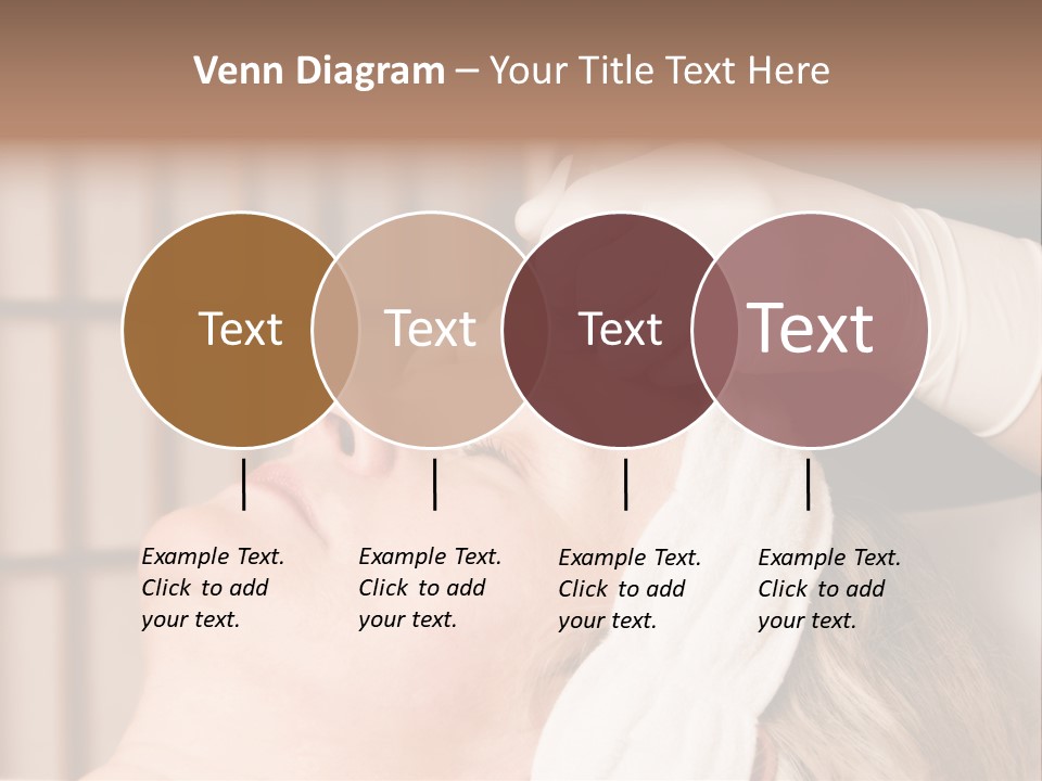 Older Woman Getting Electrolysis On He Face PowerPoint Template