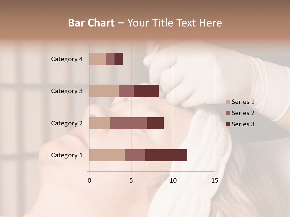 Older Woman Getting Electrolysis On He Face PowerPoint Template