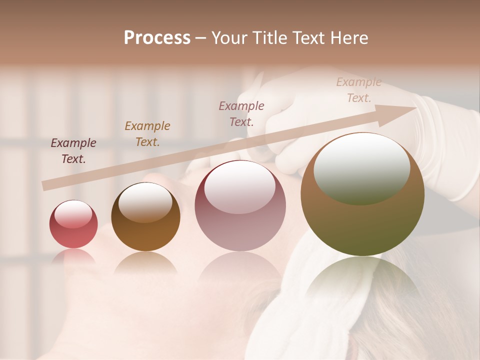 Older Woman Getting Electrolysis On He Face PowerPoint Template