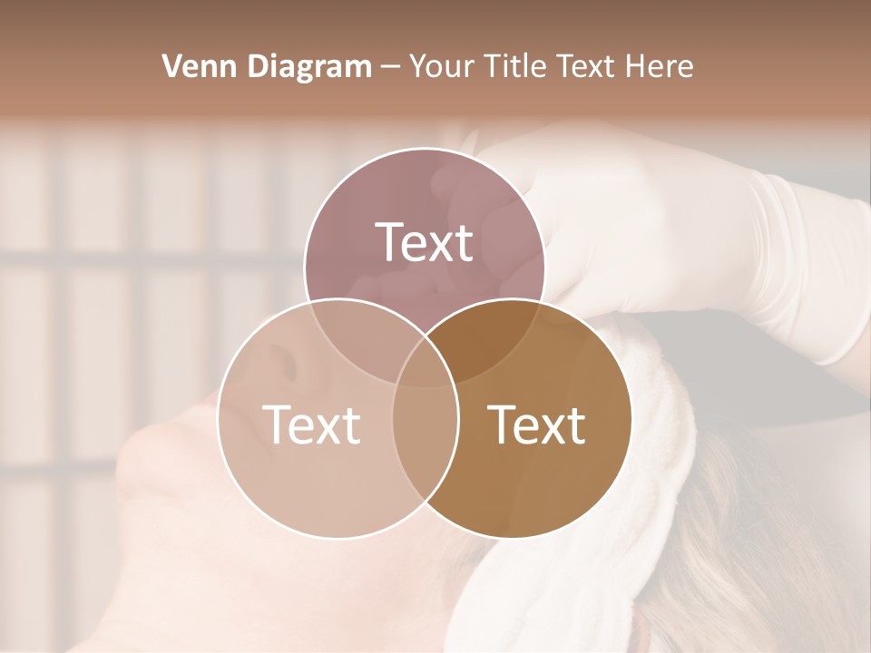 Older Woman Getting Electrolysis On He Face PowerPoint Template