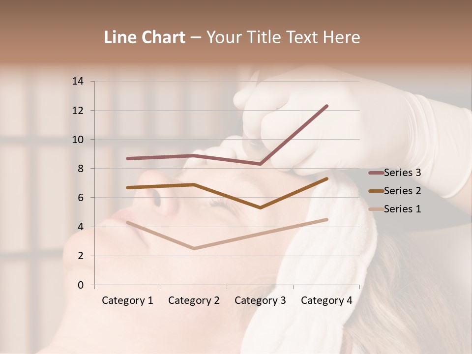 Older Woman Getting Electrolysis On He Face PowerPoint Template