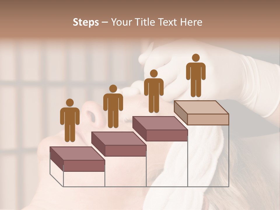 Older Woman Getting Electrolysis On He Face PowerPoint Template