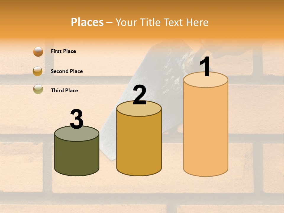 Construction. Bricks Laying. PowerPoint Template