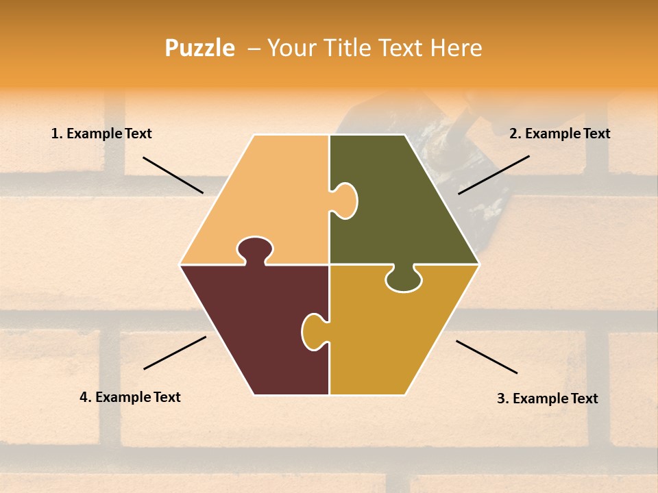 Construction. Bricks Laying. PowerPoint Template