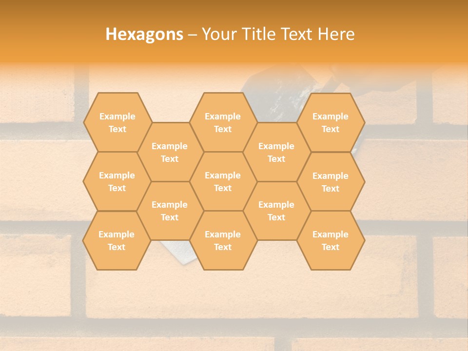 Construction. Bricks Laying. PowerPoint Template