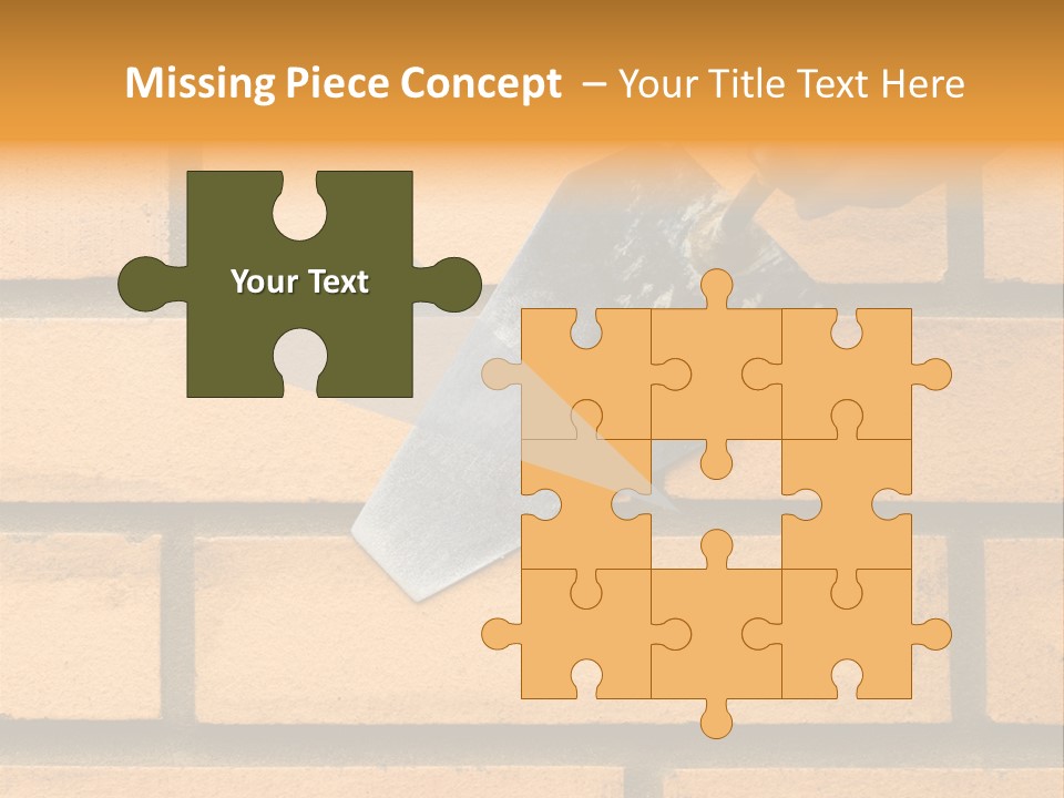 Construction. Bricks Laying. PowerPoint Template