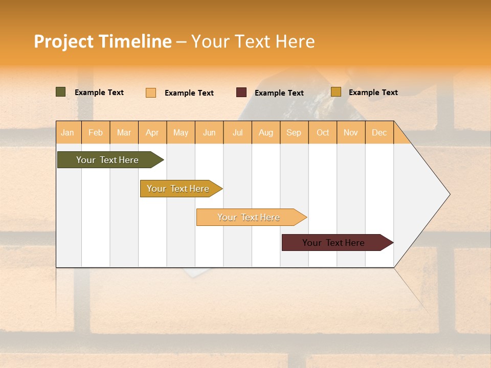 Construction. Bricks Laying. PowerPoint Template